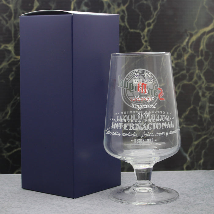 Engraved San Miguel Pint Glass - The Gift Cabin UK