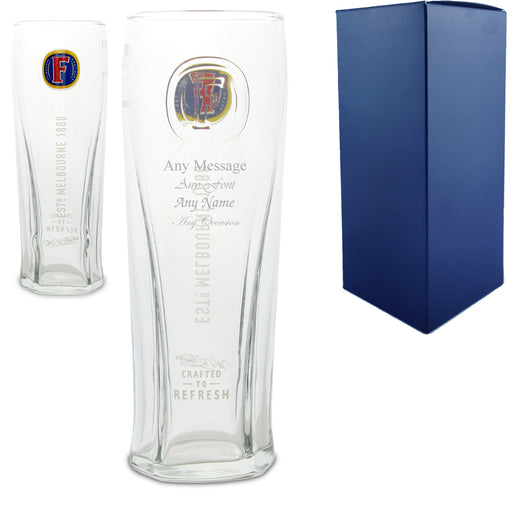 Engraved Fosters Pint Glass - The Gift Cabin UK