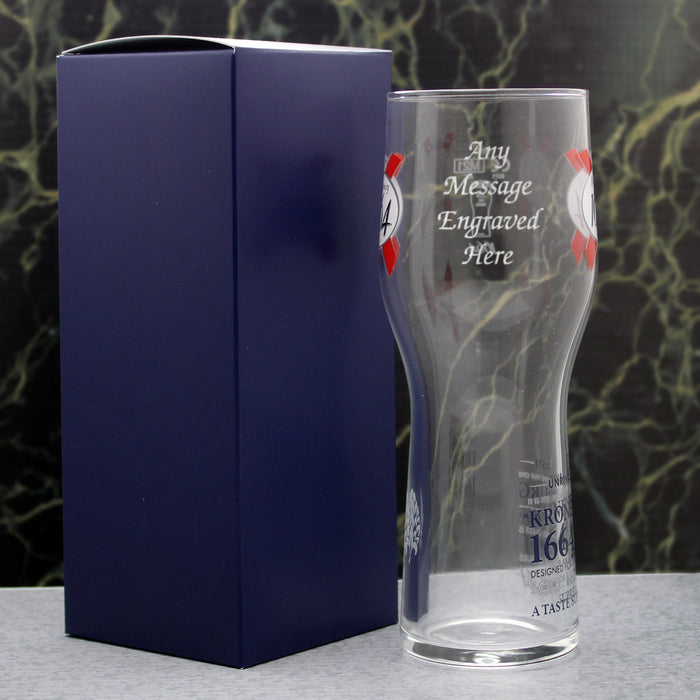 Engraved Kronenbourg Pint Glass - The Gift Cabin UK