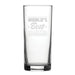 World's Best Godfather - Engraved Novelty Hiball Glass - The Gift Cabin UK