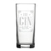 The Gin King - Engraved Novelty Hiball Glass - The Gift Cabin UK