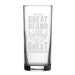 With Great Beard Comes Great Responsibility - Engraved Novelty Hiball Glass - The Gift Cabin UK