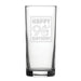 Happy 90th Birthday - Engraved Novelty Hiball Glass - The Gift Cabin UK