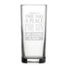 There Is A Time And Place For Gin, My Hand & Now - Engraved Novelty Hiball Glass - The Gift Cabin UK