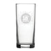 Happy 18th Birthday Round Design - Engraved Novelty Hiball Glass - The Gift Cabin UK