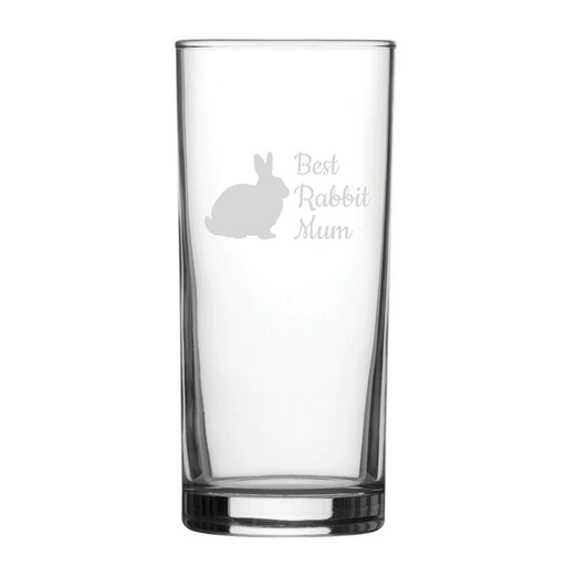 Best Rabbit Dad - Engraved Novelty Hiball Glass Image 2