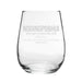 Noginophobia - Engraved Novelty Stemless Gin Tumbler - The Gift Cabin UK