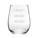 Small Glass, Large Glass, My Glass Novelty Stemless Wine Tumbler - The Gift Cabin UK