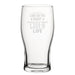 Always Look On The Bright Cider Life - Engraved Novelty Tulip Pint Glass Image 1