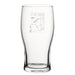 It's Not Drinking Alone If The Dog Is Home - Engraved Novelty Tulip Pint Glass - The Gift Cabin UK