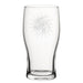 Happy Valentine's Day Banner Design - Engraved Novelty Tulip Pint Glass - The Gift Cabin UK