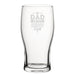 If Dad Can't Fix It Nobody Can - Engraved Novelty Tulip Pint Glass - The Gift Cabin UK