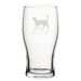 Best Cat Dad - Engraved Novelty Tulip Pint Glass Image 2