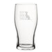 Best Dog Dad - Engraved Novelty Tulip Pint Glass Image 1