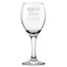 World's Best Godfather - Engraved Novelty Wine Glass - The Gift Cabin UK