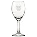 It's Wine O'Clock - Engraved Novelty Wine Glass - The Gift Cabin UK