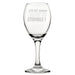 Let's Get Ready To Stumble! - Engraved Novelty Wine Glass - The Gift Cabin UK