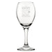 Happy 80th Birthday - Engraved Novelty Wine Glass - The Gift Cabin UK