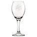 Happy Valentine's Day Banner Design - Engraved Novelty Wine Glass - The Gift Cabin UK