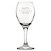 Happy Valentine's Day Classic Design - Engraved Novelty Wine Glass - The Gift Cabin UK