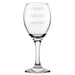 Small Glass, Large Glass, My Glass - Engraved Novelty Wine Glass - The Gift Cabin UK