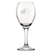 Best Rabbit Dad - Engraved Novelty Wine Glass Image 2