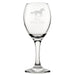 Best Horse Dad - Engraved Novelty Wine Glass Image 1