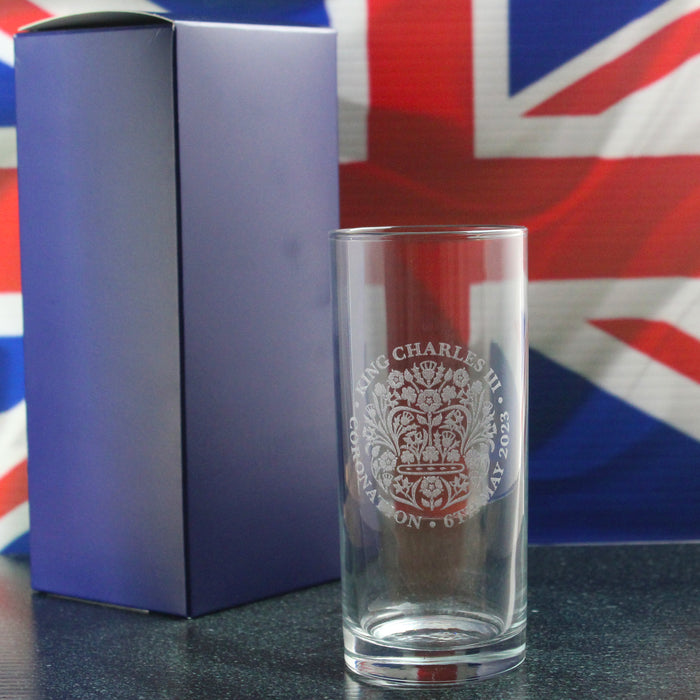 Engraved Commemorative Coronation of the King Hiball Tumbler - The Gift Cabin UK