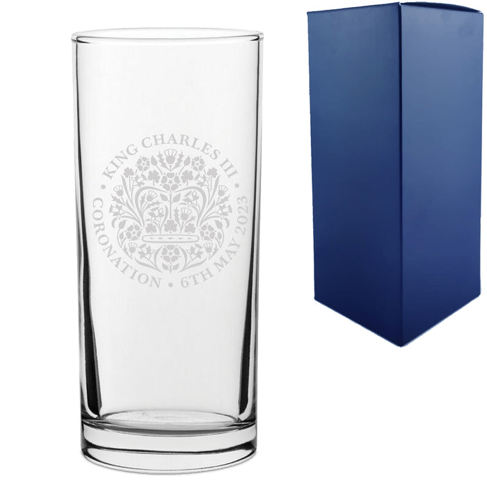 Engraved Commemorative Coronation of the King Hiball Tumbler - The Gift Cabin UK