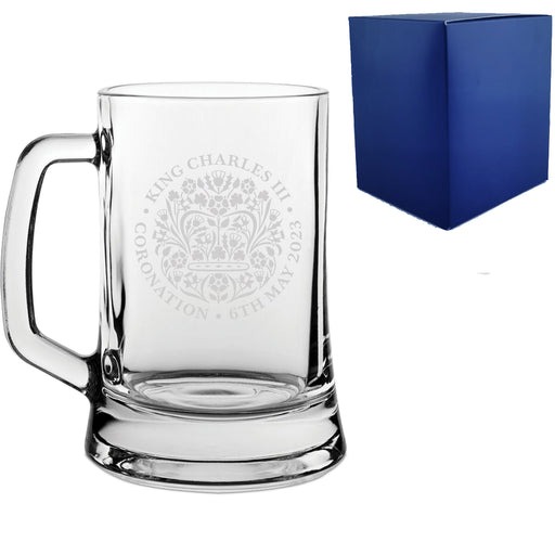 Engraved Commemorative Coronation of the King Beer Mug - The Gift Cabin UK