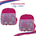 Printed Kids Pink Backpack with Mermaid Design, Customise with Any Name - The Gift Cabin UK