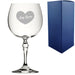 Engraved Crystal Gin and Tonic Cocktail Glass with Name in Heart Design, Personalise with Any Name - The Gift Cabin UK