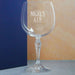 Engraved Crystal Gin and Tonic Cocktail Glass with Name's Gin Serif Design, Personalise with Any Name, Gift Box Included, Laser Engraved - The Gift Cabin UK