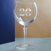 Engraved Hudson Gin Balloon Cocktail Glass with Name in 20 Design - The Gift Cabin UK