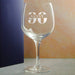 Engraved Spanish Gin Copa Balloon Cocktail Glass with Name in 90 Design - The Gift Cabin UK