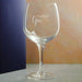 Engraved Spanish Gin Copa Balloon Cocktail Glass with Name's Gin Design, Personalise with Any Name - The Gift Cabin UK