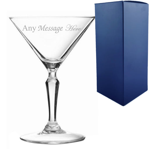 Engraved Monti Martini Cocktail Glass, Personalise with Any Name or Message - The Gift Cabin UK