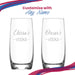 Personalised Engraved Novelty Vodka Adora Hiball with 'Name's Vodka' Design - The Gift Cabin UK