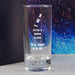 Personalised Engraved Vodka Bubble Hiball with 'Name's Vodka Glass and Mixer' Design - The Gift Cabin UK