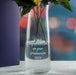 Personalised Engraved 25cm Vera Vase, Customise with Any Message - The Gift Cabin UK