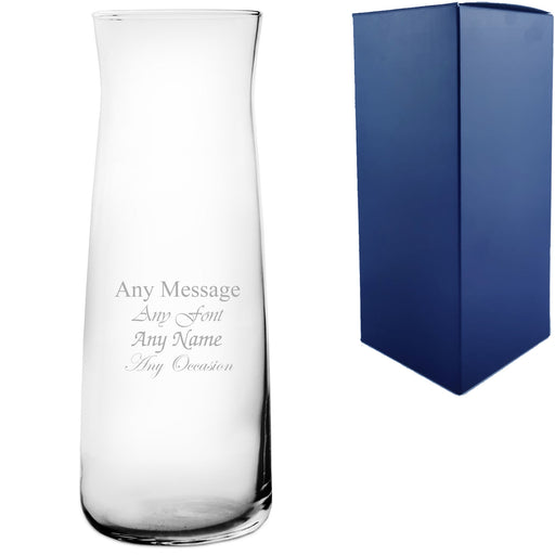 Personalised Engraved 25cm Vera Vase, Customise with Any Message - The Gift Cabin UK