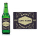 Personalised Fathers day beer bottle label Dark - Name and date Image 2