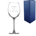 Engraved Novelty 19oz Enoteca Wine glass, Name - its wine oclock - The Gift Cabin UK