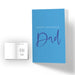 Personalised Happy Birthday Dad Card - Blue Image 2