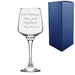 Engraved 14oz Tallo Red Wine Glass - The Gift Cabin UK