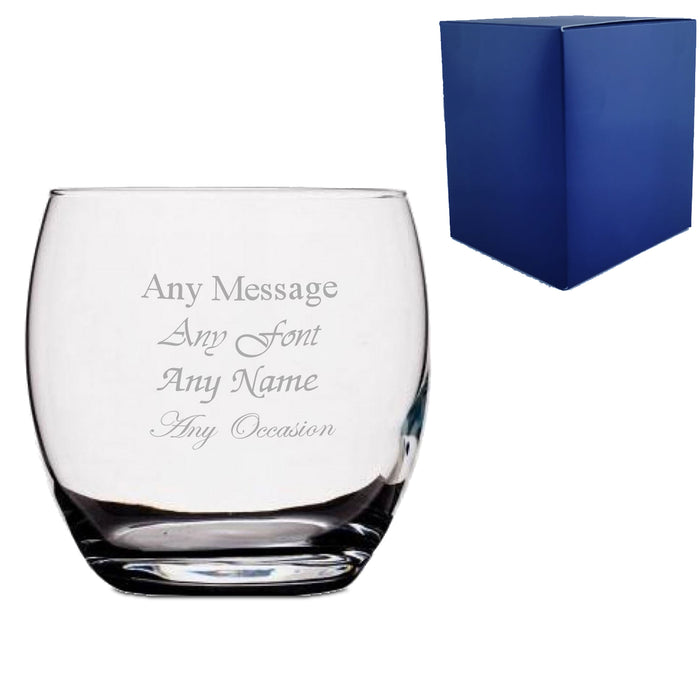 Engraved 12.5oz Versailles Whiskey Tumbler - The Gift Cabin UK