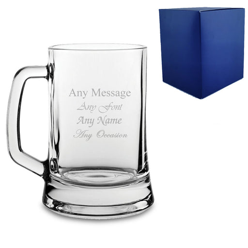 Engraved 16oz Beer Tankard with Gift Box - The Gift Cabin UK