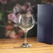 Engraved 22.5oz Gin Balloon Glass with Gift Box - The Gift Cabin UK