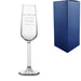 Engraved Allegra Champagne Flute - The Gift Cabin UK