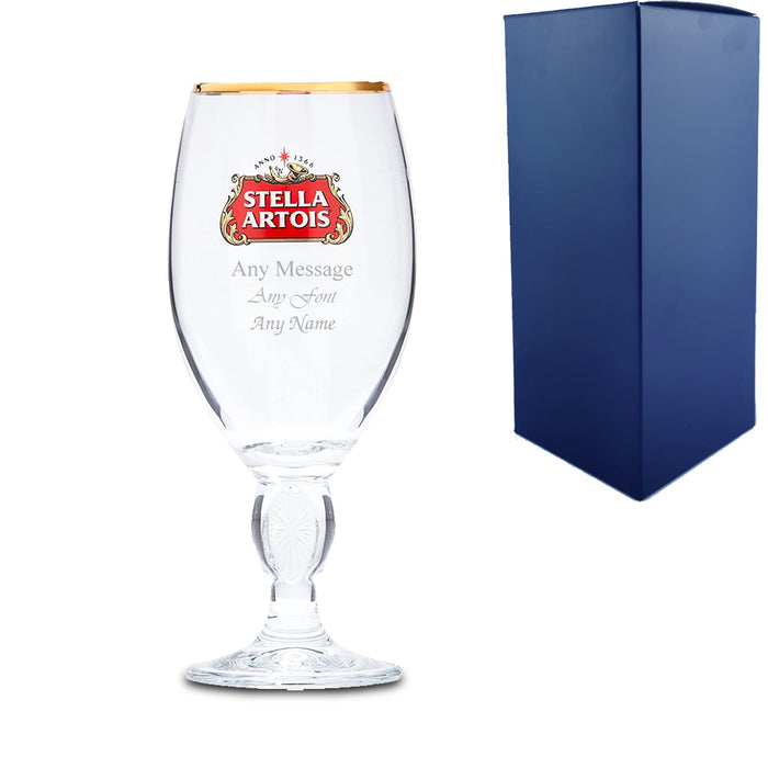 Engraved Stella Pint Glass 20oz - The Gift Cabin UK